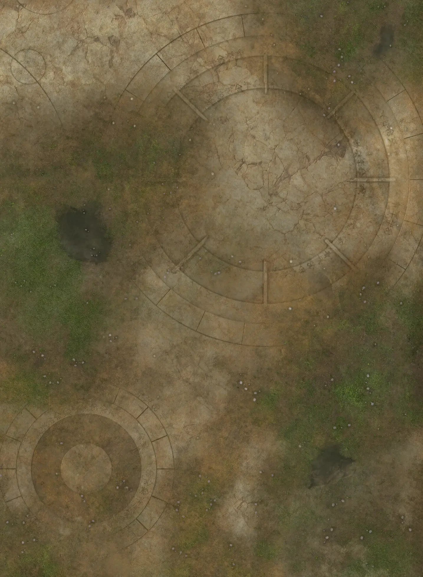 Spielmatte 44"x60" Double G-Mat: Chem Zone and Lost World