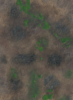 Spielmatte 44"x60" Double G-Mat: Badlands and Toxic Badlands