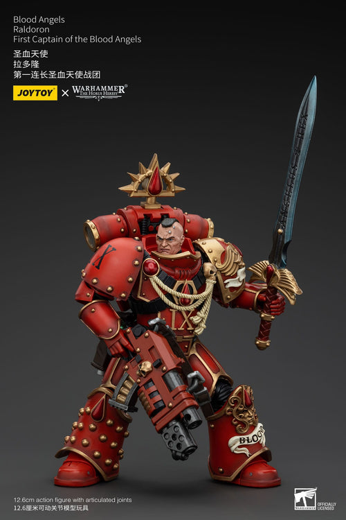 JOYTOY Warhammer The Horus Heresy Actionfigur 1/18 Blood Angels Raldoron First Captain of the Blood Angels 13 cm