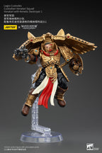 JOYTOY Warhammer The Horus Heresy Actionfigur 1/18 Legio Custodes Custodian Venatari Squad Venatari with Kenetic Destroyer 1 13 cm