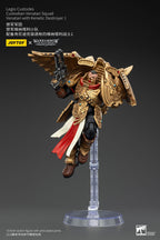 JOYTOY Warhammer The Horus Heresy Actionfigur 1/18 Legio Custodes Custodian Venatari Squad Venatari with Kenetic Destroyer 1 13 cm