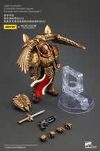 JOYTOY Warhammer The Horus Heresy Actionfigur 1/18 Legio Custodes Custodian Venatari Squad Venatari with Kenetic Destroyer 2 13 cm