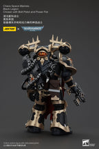 JOYTOY Warhammer 40.000 Actionfigur Chaos Space Marines Black Legion Chosen with Bolt Pistol and Power Fist 20 cm