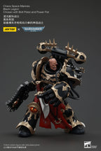 JOYTOY Warhammer 40.000 Actionfigur Chaos Space Marines Black Legion Chosen with Bolt Pistol and Power Fist 20 cm