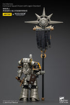 JOYTOY Warhammer The Horus Heresy Actionfigur 1/18 lron Warriors Command Squad Chosen with Legion Standard 12 cm