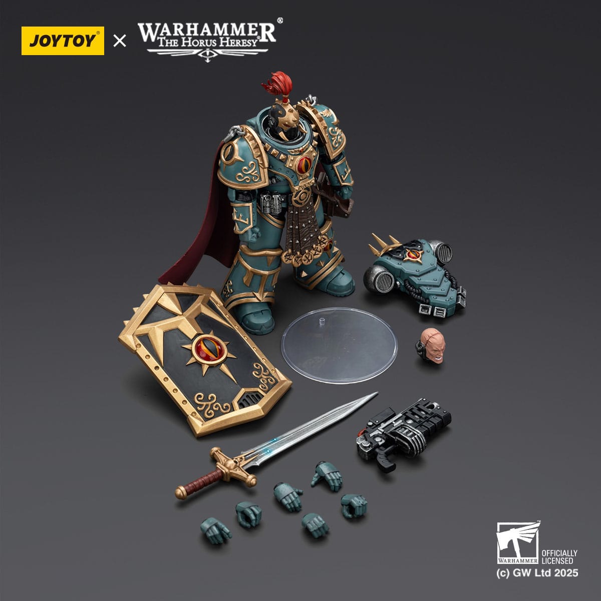 JOYTOY Warhammer The Horus Heresy Actionfigur Sons of Horus Little Horus Aximand Captain of the 5th Company 20 cm