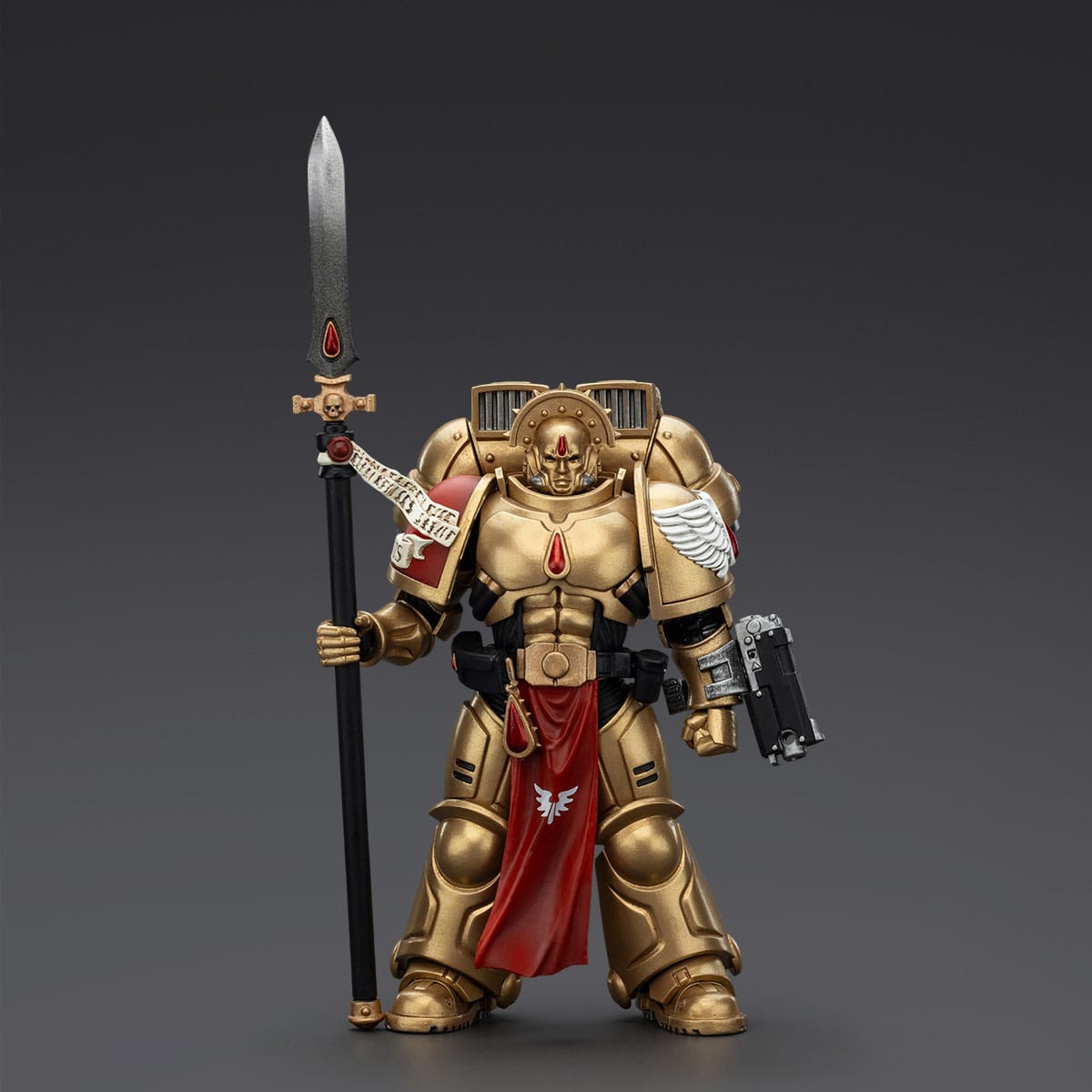 JOYTOY Warhammer 40.000: Combat Patrol Blood Angels Actionfigur Sanguinary Guard 2 with Angelus Boltgun and Encarmine Spear 20 cm