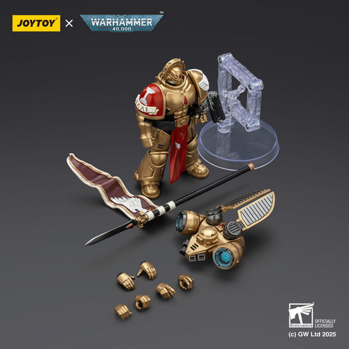 JOYTOY Warhammer 40.000: Combat Patrol Blood Angels Actionfigur Sanguinary Guard 3 with Angelus Boltgun and Encarmine Spear 20 cm