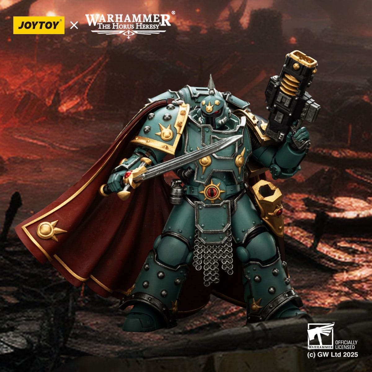 JOYTOY Warhammer The Horus Heresy Actionfigur Sons of Horus Legion Champion 12 cm