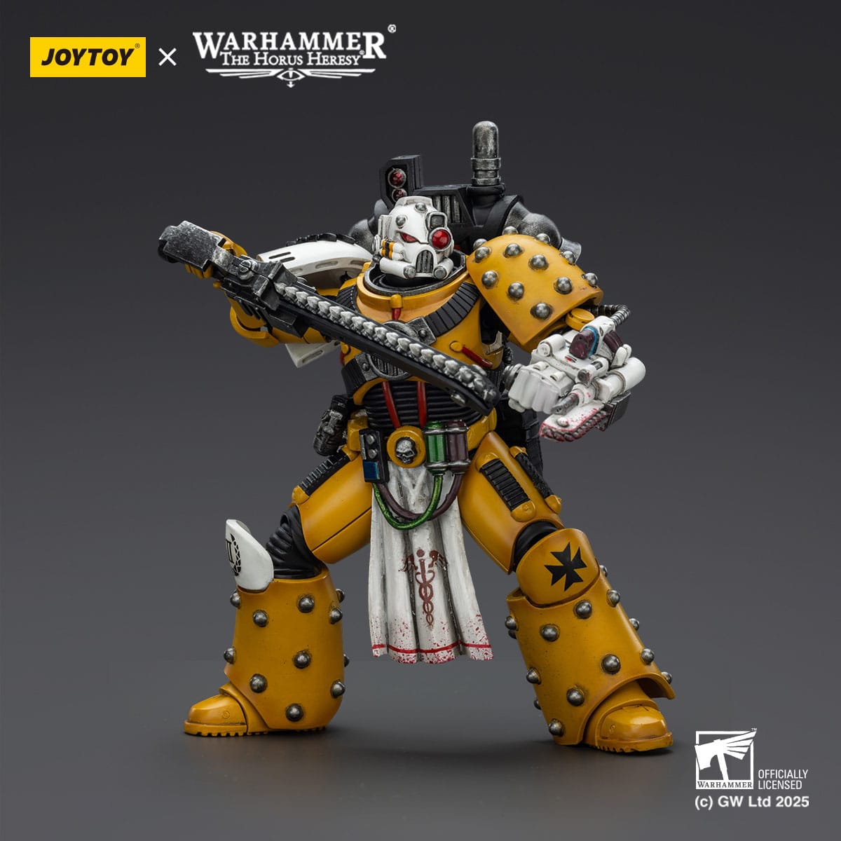 JOYTOY Warhammer 40.000: Actionfigur Imperial Fists Legion Apothecary 12 cm