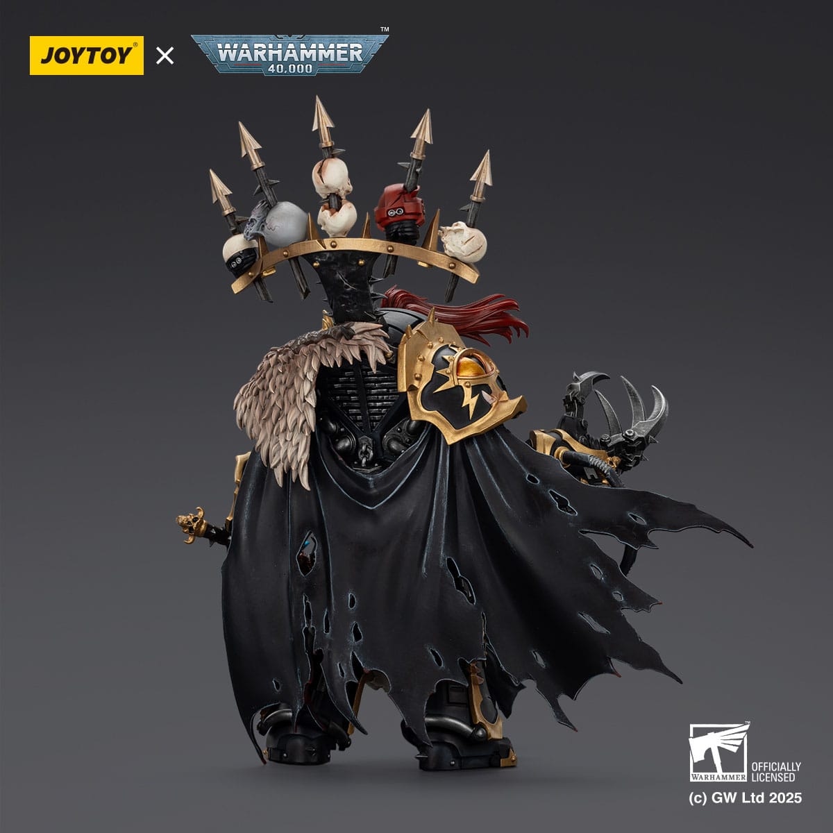 JOYTOY Warhammer 40.000 Actionfigur Black Legion Abaddon the Despoiler with Drach'nyen and the Talo 16 cm