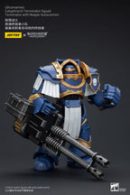 JOYTOY Warhammer The Horus Heresy Actionfigur 1/18 Ultramarines Cataphractii Terminator Squad Terminator with Reaper Autocannon 14 cm