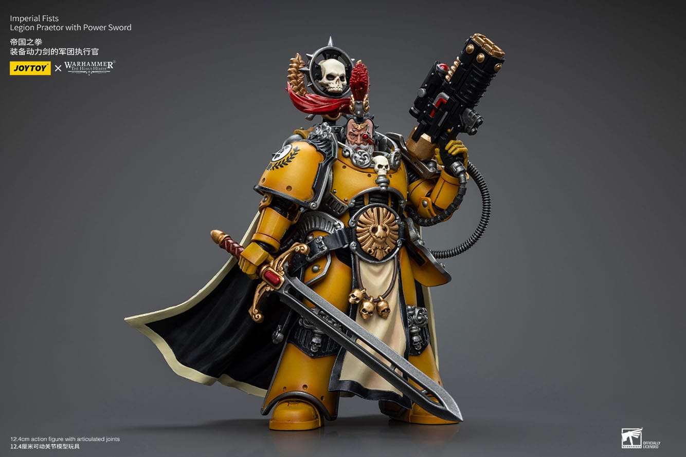 JOYTOY Warhammer The Horus Heresy Actionfigur 1/18 Imperial Fists Legion Praetor with Power Sword 12 cm