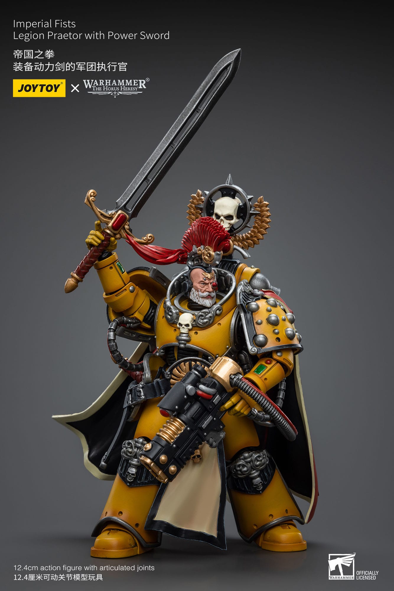 JOYTOY Warhammer The Horus Heresy Actionfigur 1/18 Imperial Fists Legion Praetor with Power Sword 12 cm