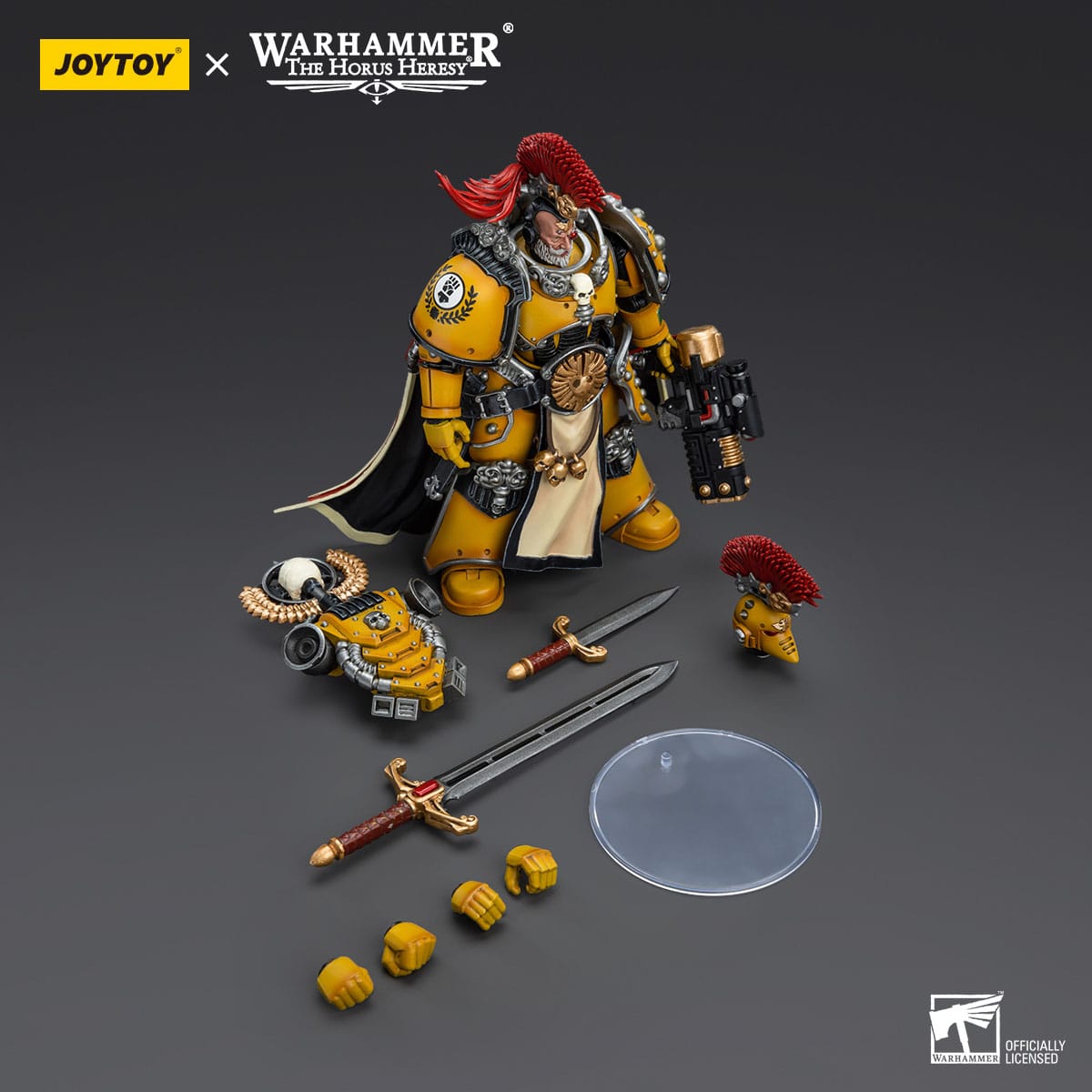 JOYTOY Warhammer The Horus Heresy Actionfigur 1/18 Imperial Fists Legion Praetor with Power Sword 12 cm