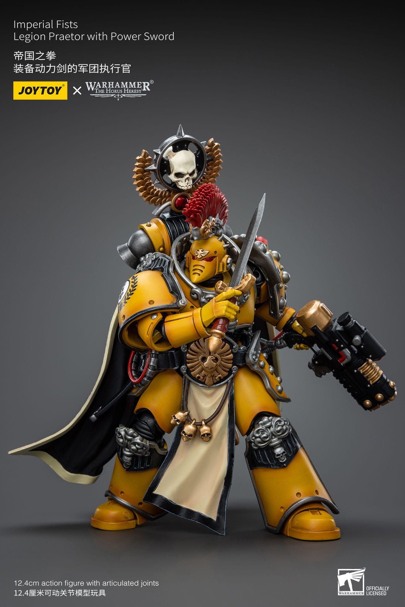 JOYTOY Warhammer The Horus Heresy Actionfigur 1/18 Imperial Fists Legion Praetor with Power Sword 12 cm