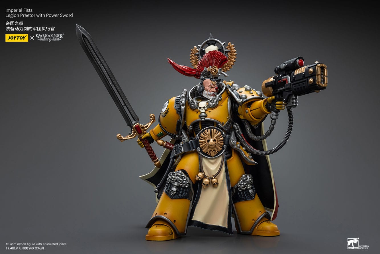 JOYTOY Warhammer The Horus Heresy Actionfigur 1/18 Imperial Fists Legion Praetor with Power Sword 12 cm