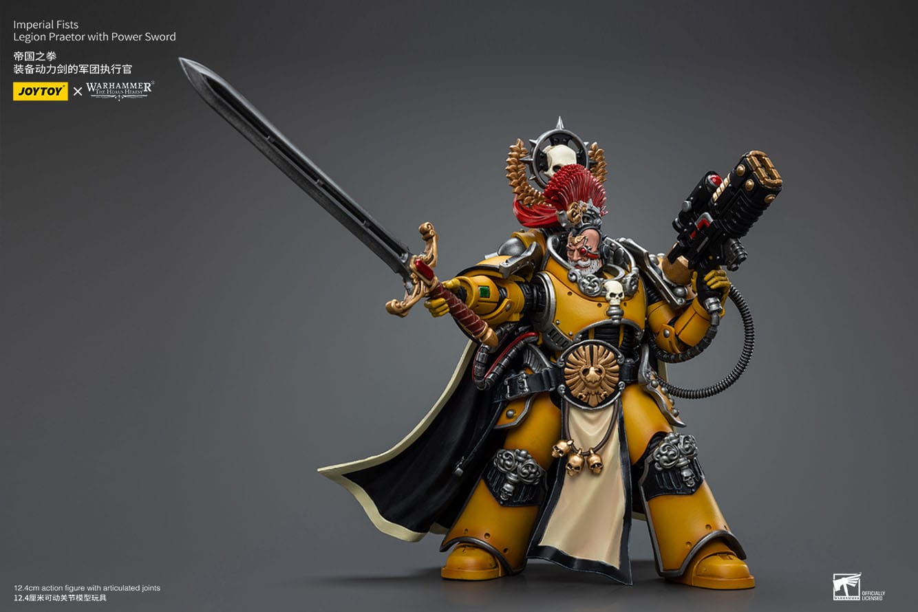 JOYTOY Warhammer The Horus Heresy Actionfigur 1/18 Imperial Fists Legion Praetor with Power Sword 12 cm