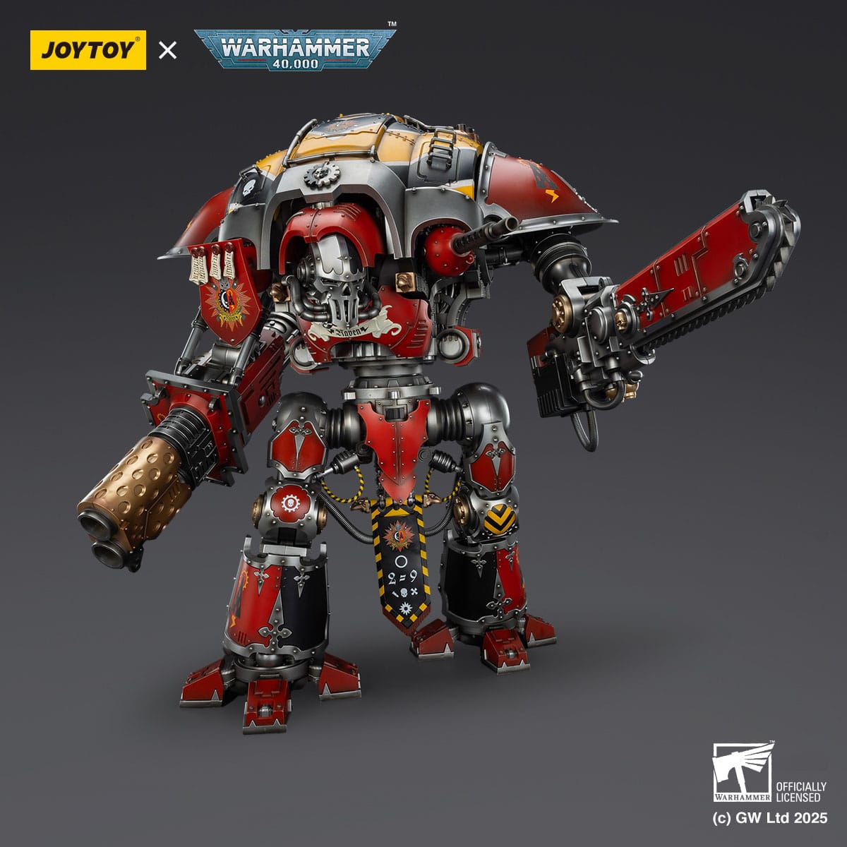 JOYTOY Warhammer 40.000: Space Marine 2 Actionfigur Imperial Knights House Raven Knight Errant 56 cm