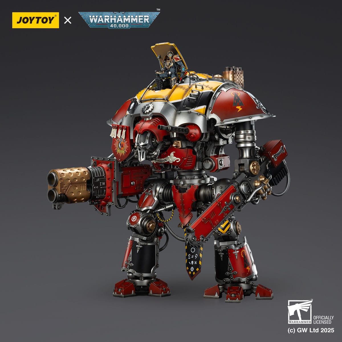 JOYTOY Warhammer 40.000: Space Marine 2 Actionfigur Imperial Knights House Raven Knight Errant 56 cm