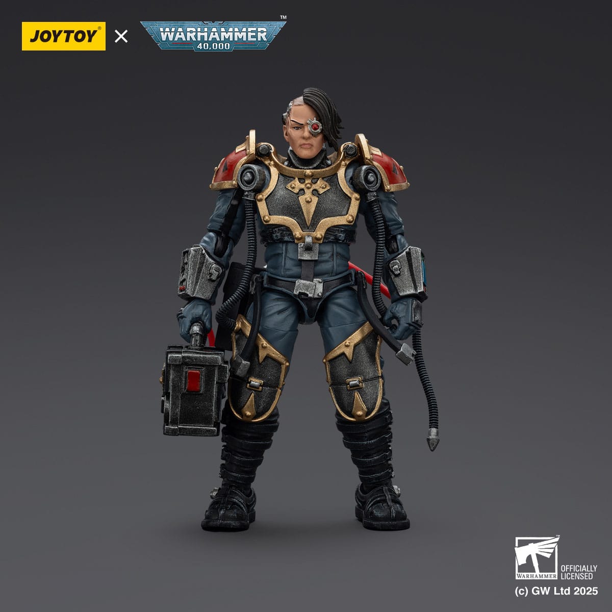 JOYTOY Warhammer 40.000: Space Marine 2 Actionfigur Imperial Knights House Raven Knight Errant 56 cm