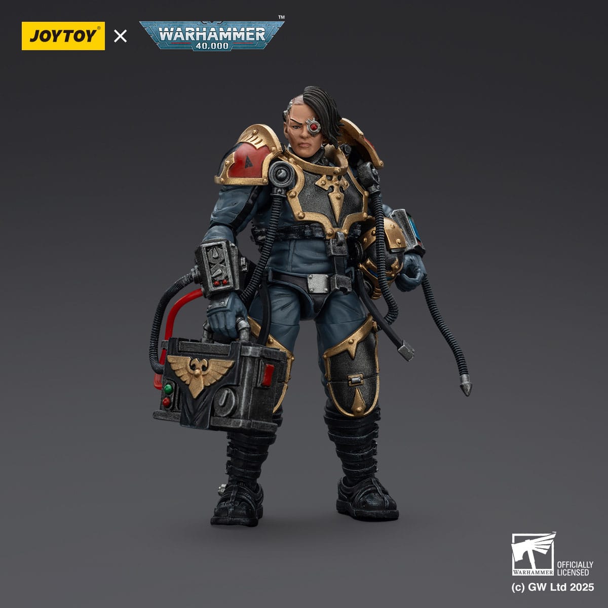 JOYTOY Warhammer 40.000: Space Marine 2 Actionfigur Imperial Knights House Raven Knight Errant 56 cm