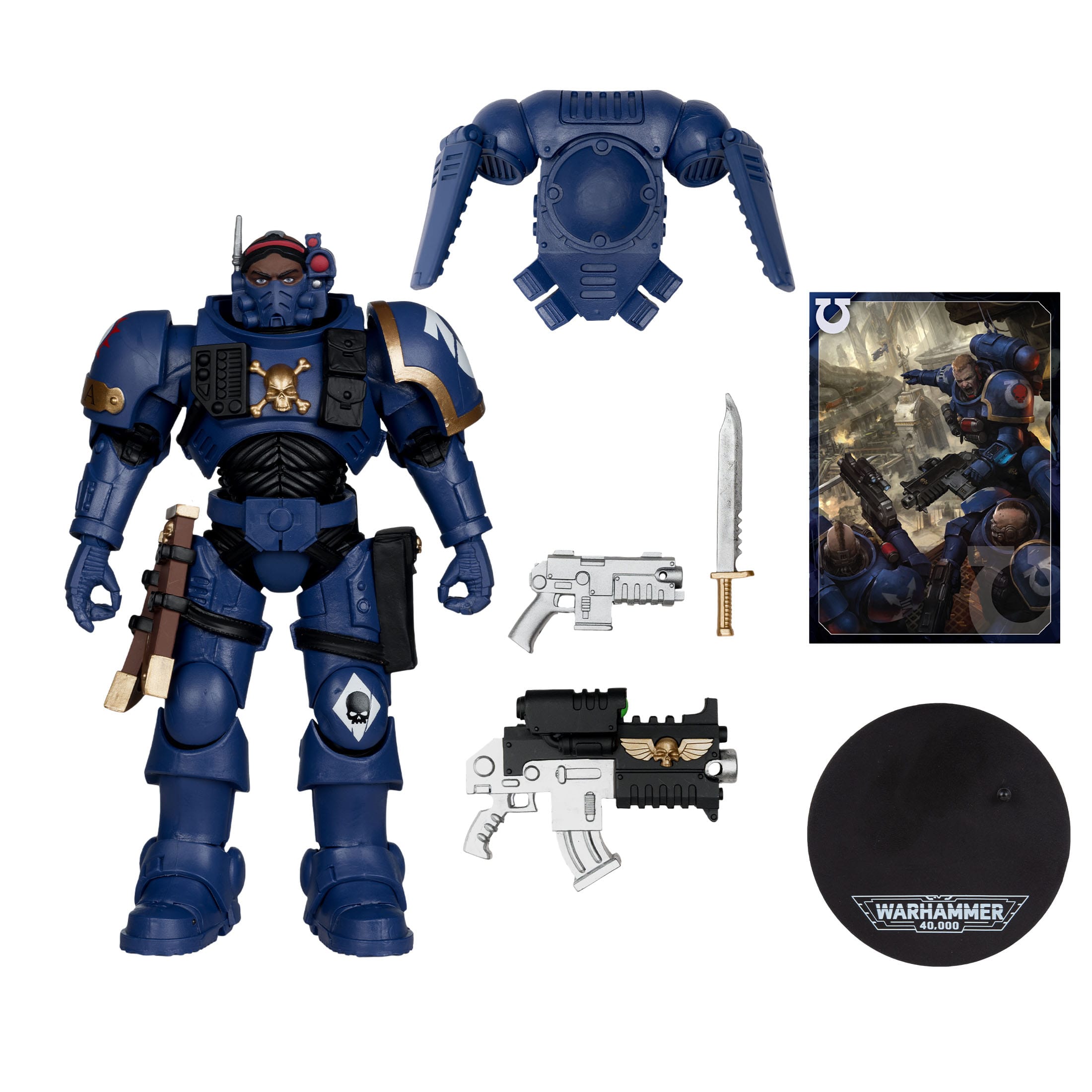 McFarlane Warhammer 40.000 Actionfigur Lieutenant in Phobos Armor (Ultramarines) 18 cm