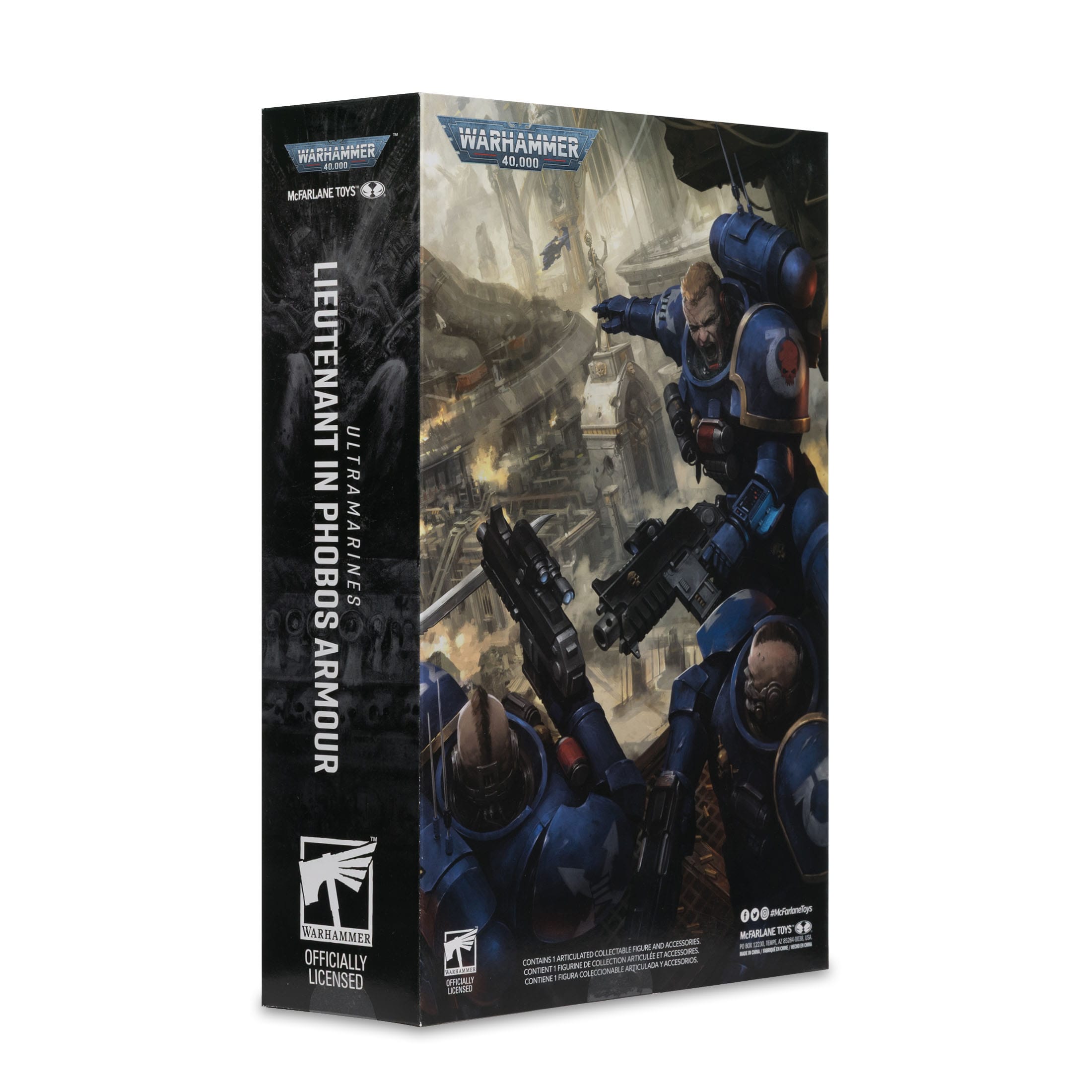 McFarlane Warhammer 40.000 Actionfigur Lieutenant in Phobos Armor (Ultramarines) 18 cm