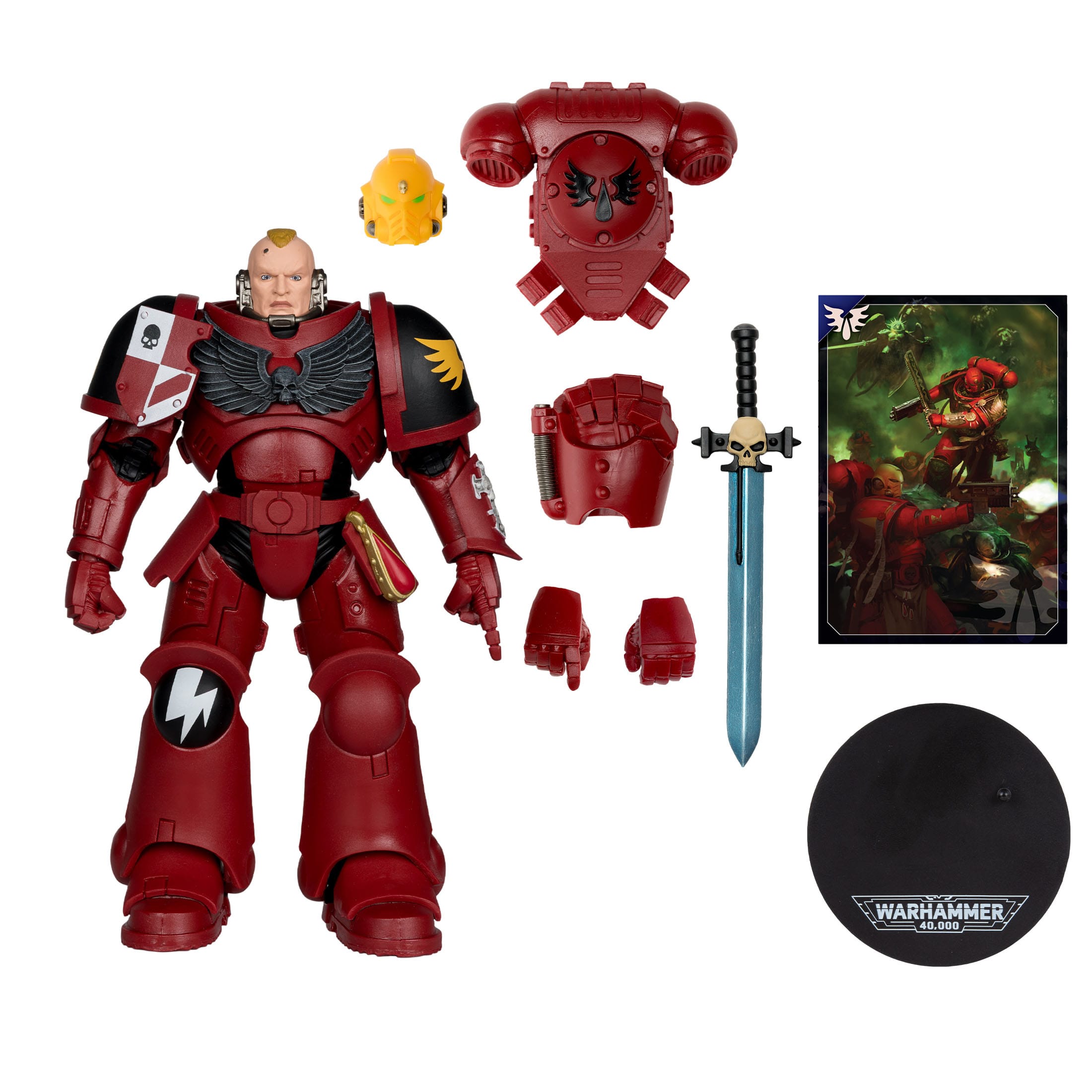 McFarlane Warhammer 40.000 Actionfigur Assault Intercessor Sergeant (Blood Angel) 18 cm