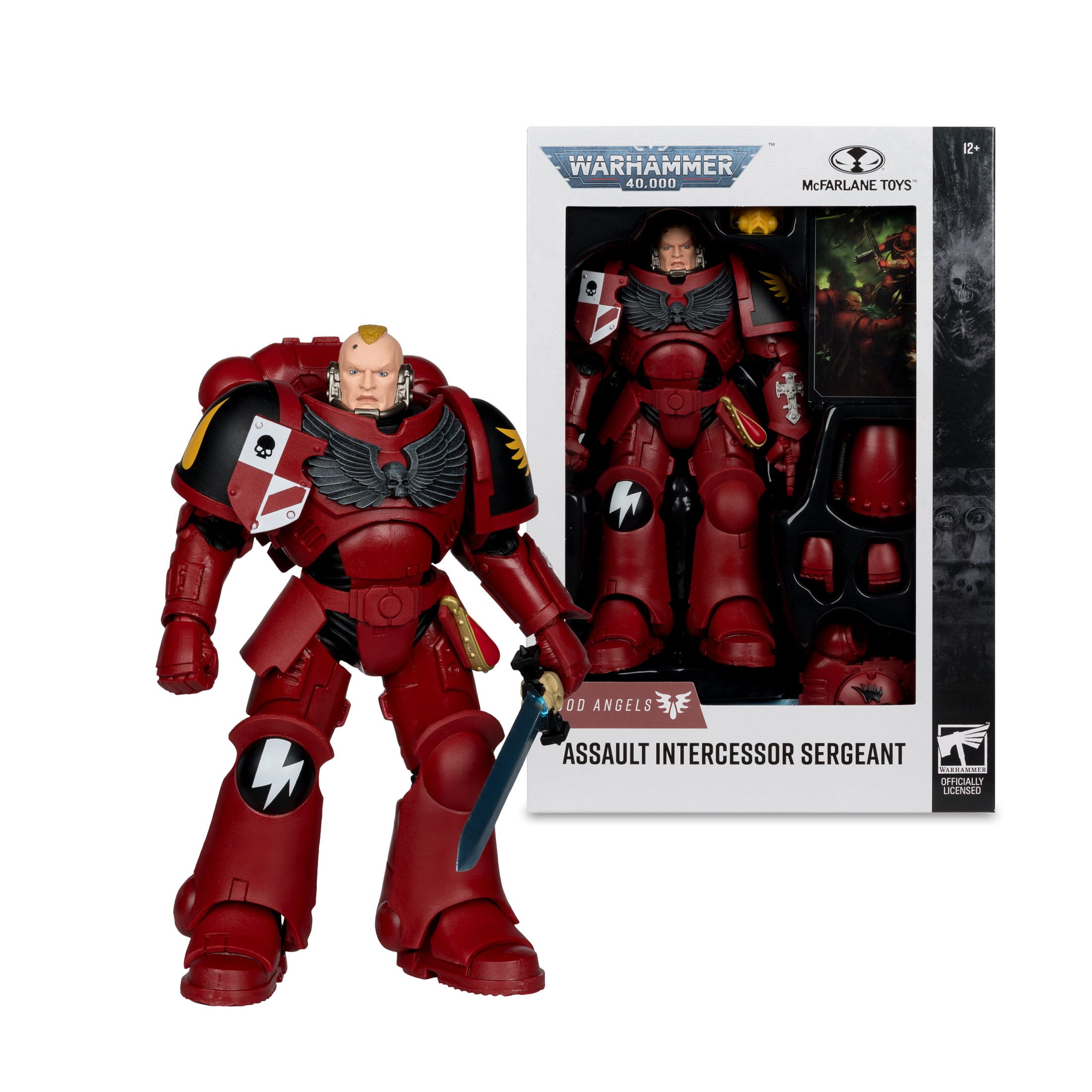 McFarlane Warhammer 40.000 Actionfigur Assault Intercessor Sergeant (Blood Angel) 18 cm