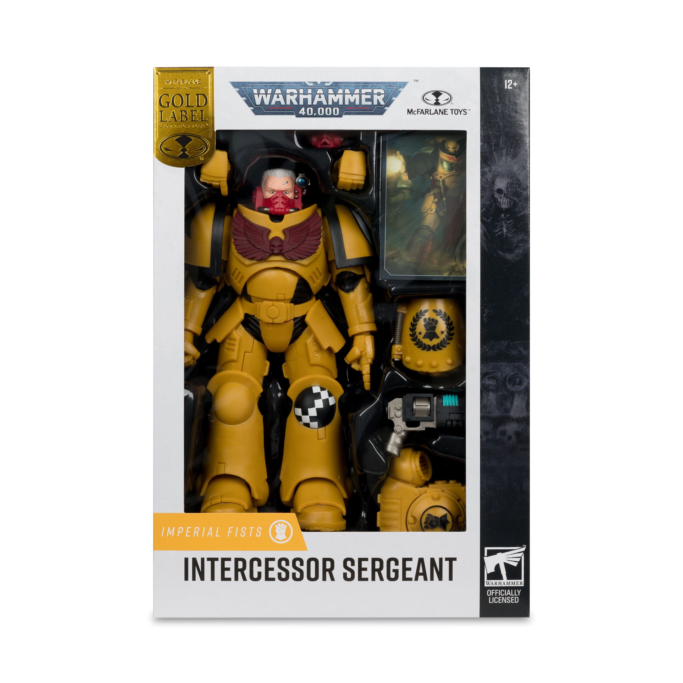 McFarlane Warhammer 40.000 Actionfigur Intercessor Sergeant (Imperial Fist) (Gold Label) 18 cm