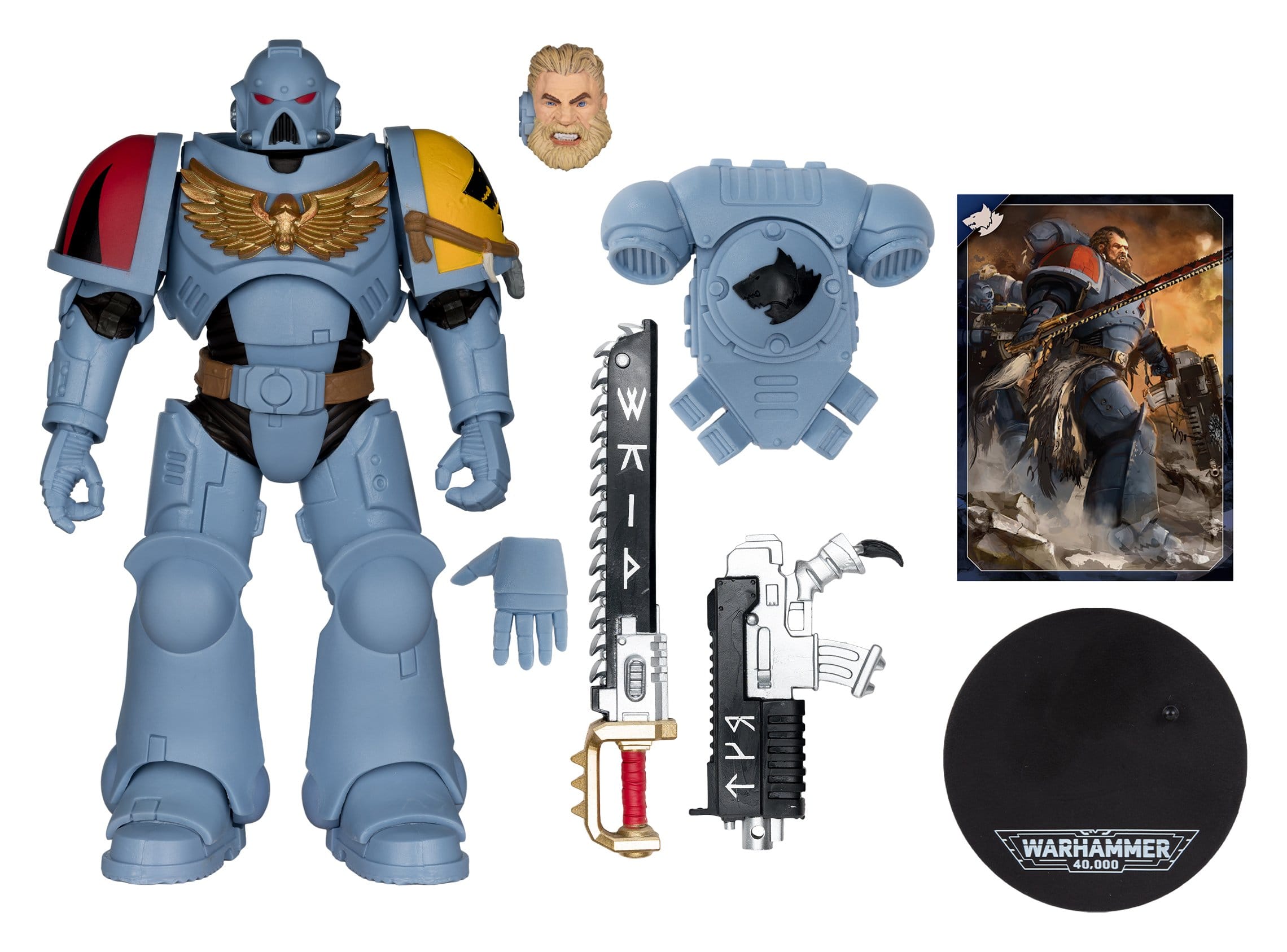 McFarlane Warhammer 40.000 Actionfigur Grey Hunter (Space Wolves) 18 cm