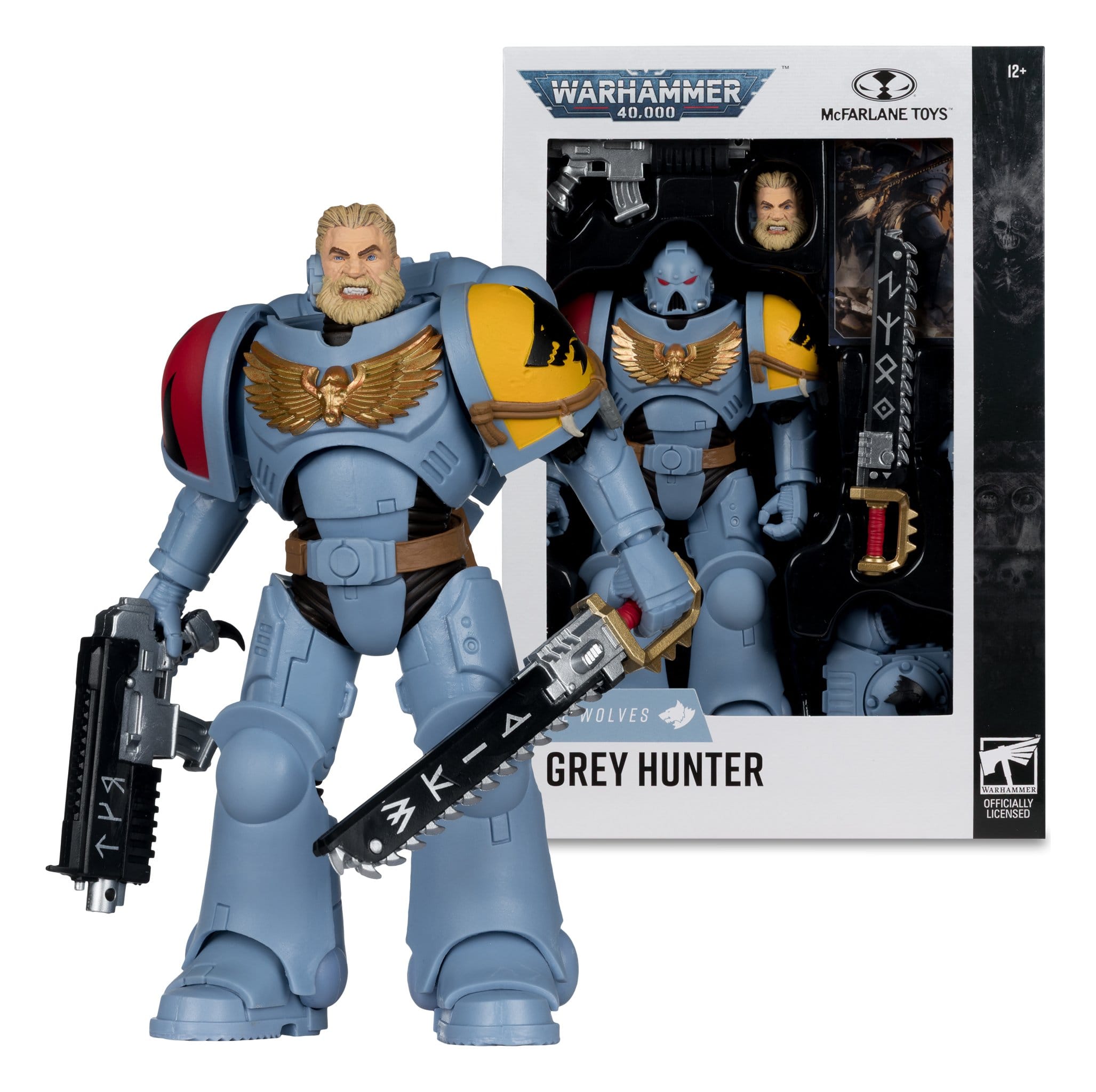 McFarlane Warhammer 40.000 Actionfigur Grey Hunter (Space Wolves) 18 cm