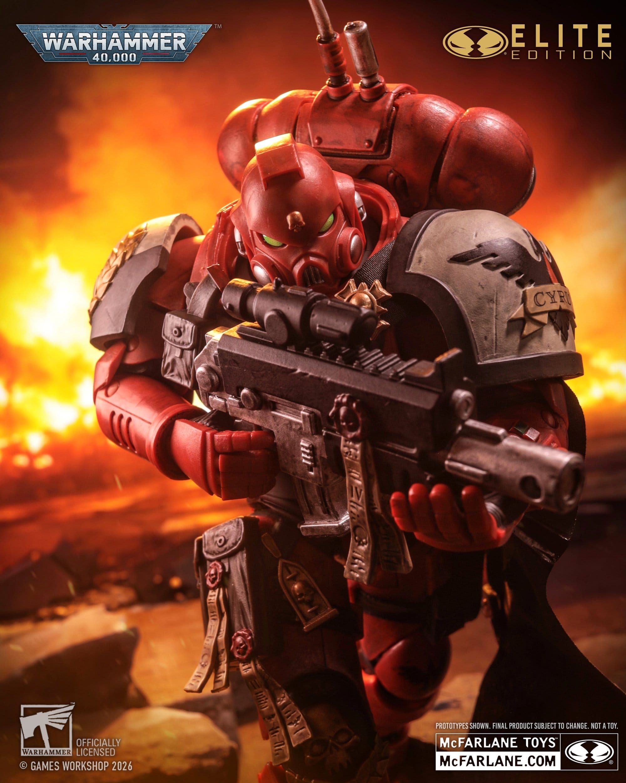 McFarlane Warhammer 40.000 Dawn of War Elite Edition Actionfigur Captain Cyrus (Dawn of War 4) 20 cm