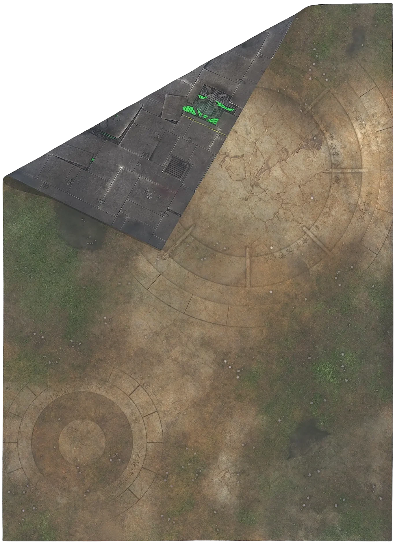 Spielmatte 44"x60" Double G-Mat: Chem Zone and Lost World