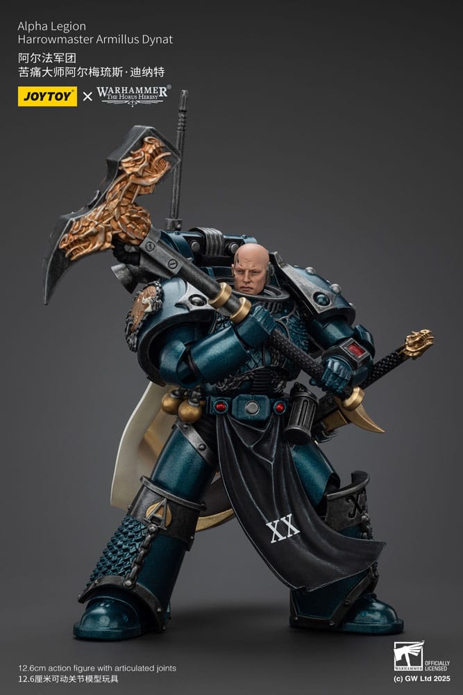 JOYTOY Warhammer The Horus Heresy Actionfigur Alpha Legion Harrowmaster Armillus Dynat 20 cm