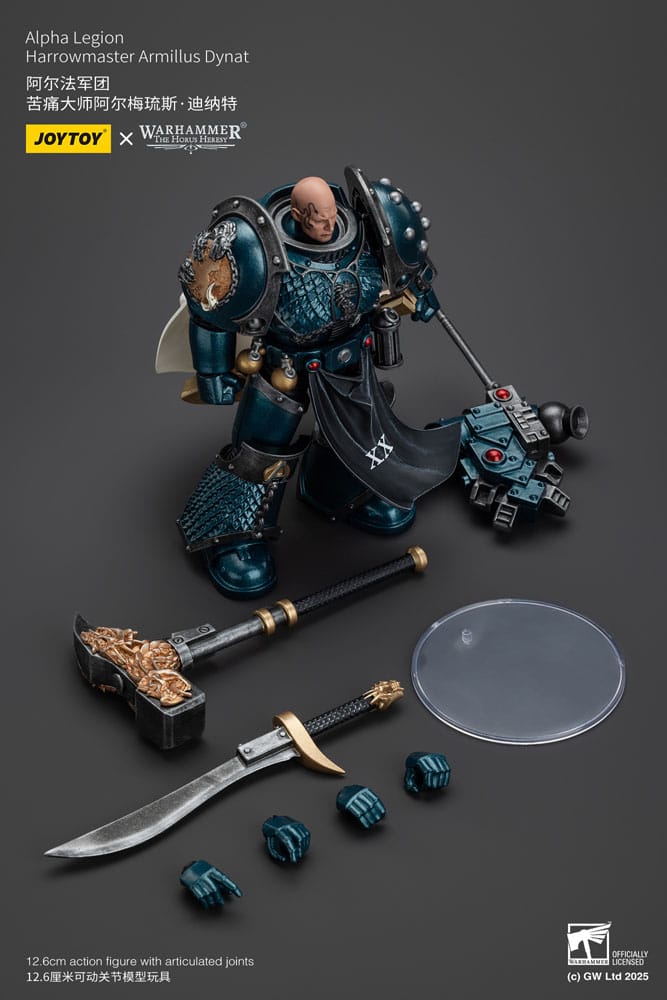 JOYTOY Warhammer The Horus Heresy Actionfigur Alpha Legion Harrowmaster Armillus Dynat 20 cm