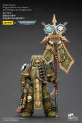 JOYTOY Warhammer 40.000 Actionfigur Death Guard Plague Marine Icon bearer with Boltgun and Plague knife 12 cm