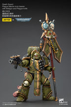 JOYTOY Warhammer 40.000 Actionfigur Death Guard Plague Marine Icon bearer with Boltgun and Plague knife 12 cm