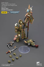 JOYTOY Warhammer 40.000 Actionfigur Death Guard Plague Marine Icon bearer with Boltgun and Plague knife 12 cm
